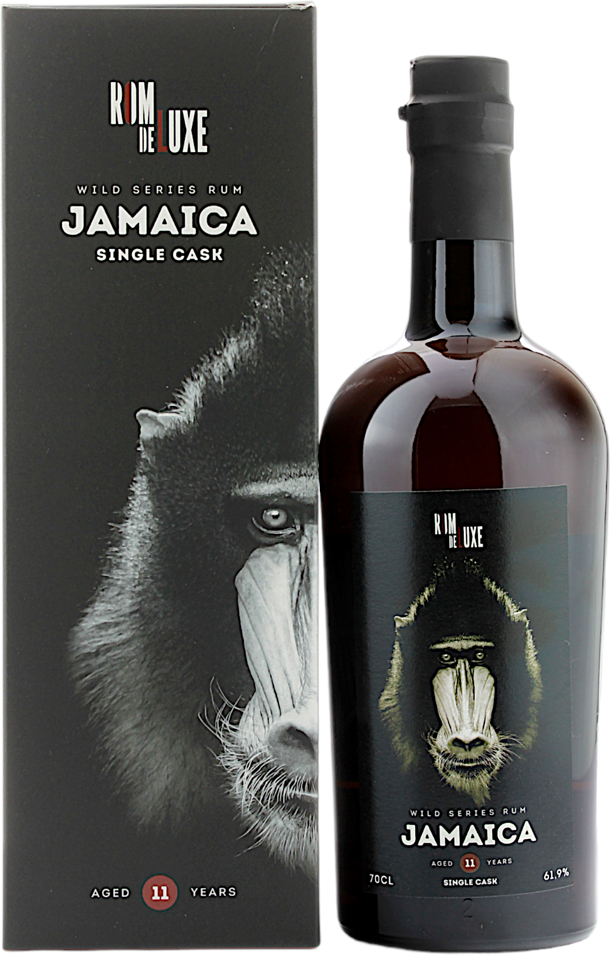 Jamaica 11 Jahre Marque MJH3 Wild Series No.49 RomDeLuxe 61.9% 0,7l