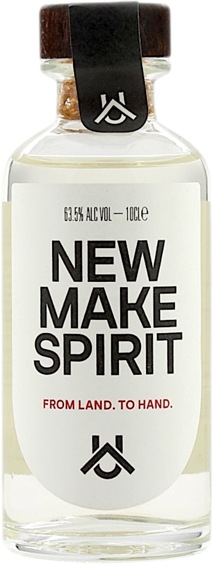 New Make Spirit Peated (Schwarze Banderole) North Uist Distillery 63.5% 100ml