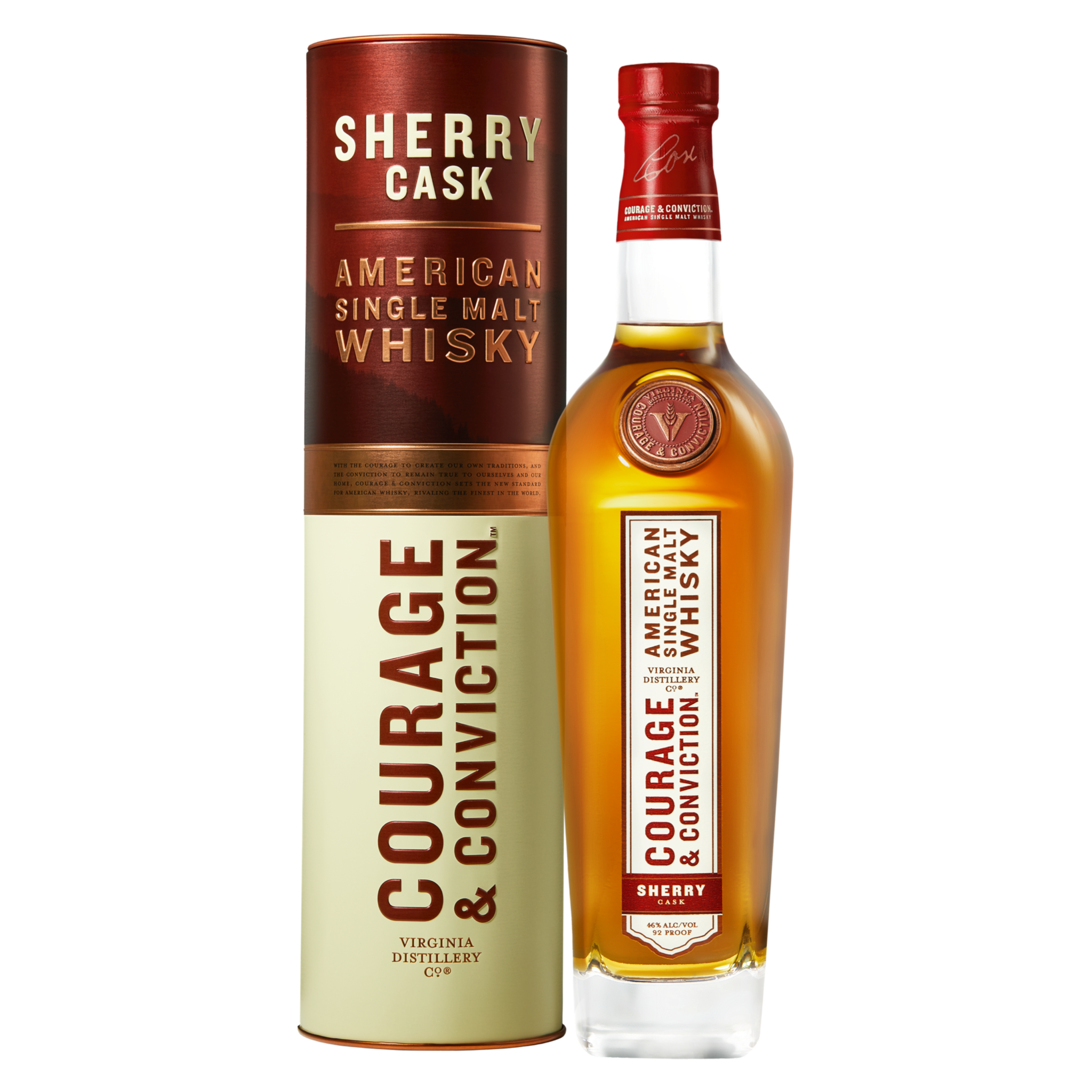 Courage & Conviction American Single Malt Sherry Cask 46% 0,7l