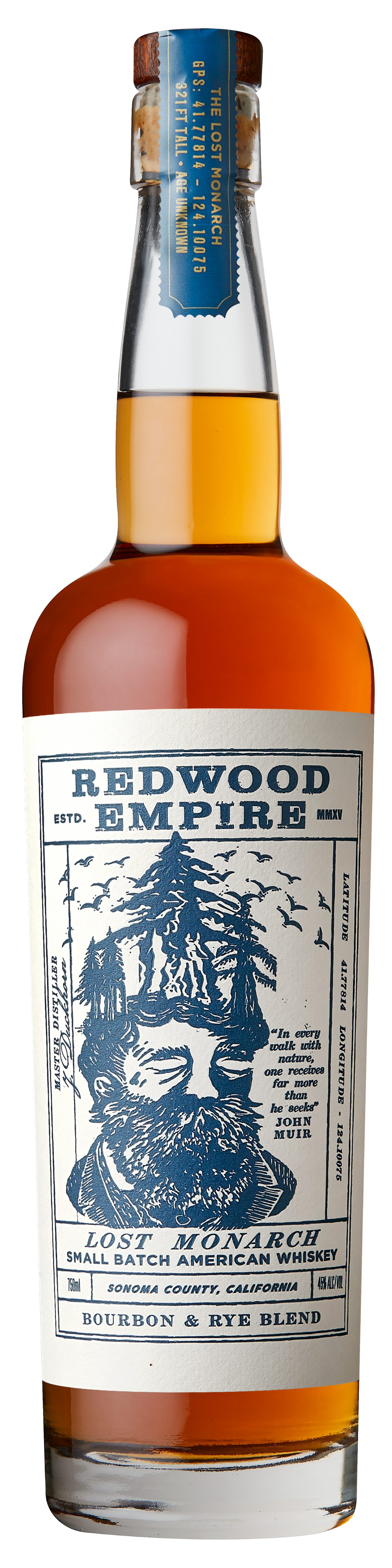 Redwood Empire Lost Monarch American Whiskey 45% 0,7l