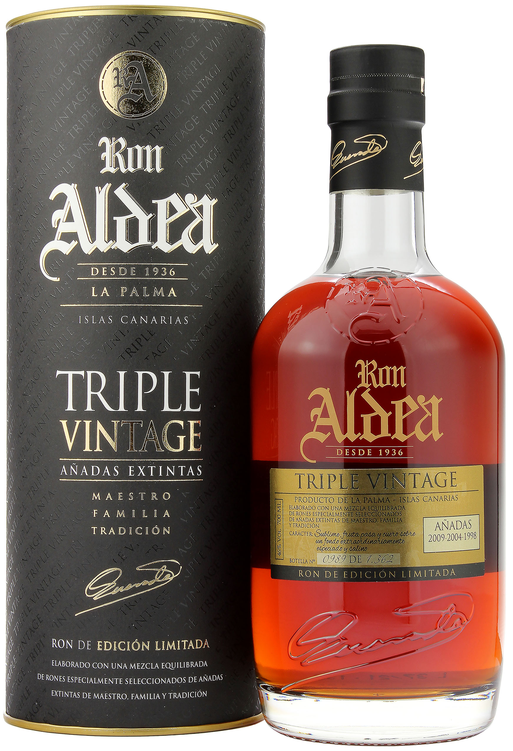 Ron Aldea Triple Vintage Edicion Limitada 46.0% 0,7l