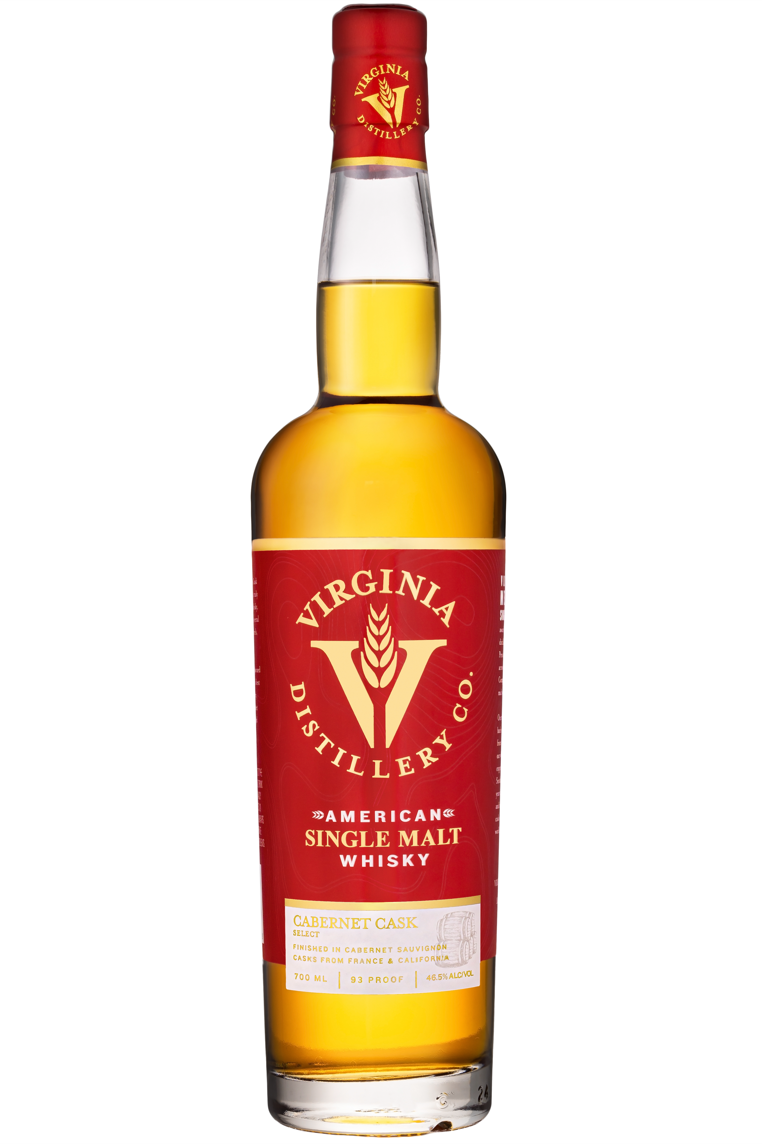 Virginia Distillery American Single Malt Cabernet Cask Select 46,5% 0,7l