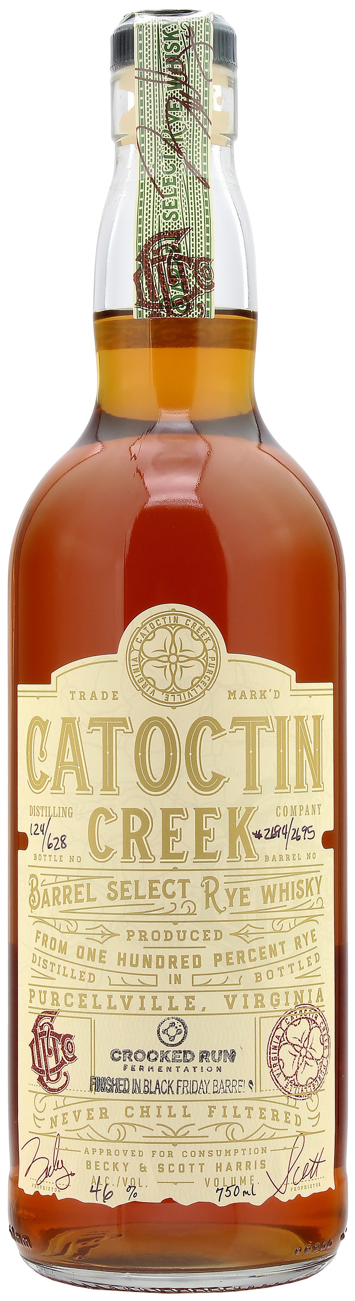 Catoctin Creek Barrel Select Rye Black Friday Barrels 46.0% 0,7l